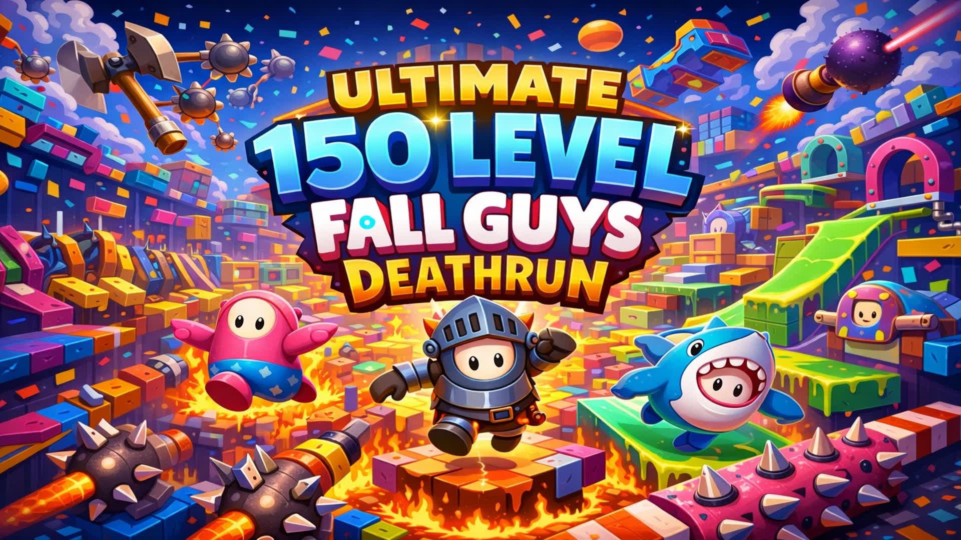 Ultimate 150+レベルのフォールガイズ・パルクール