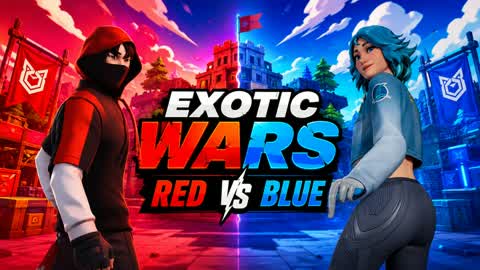 🔴 EXOTIC WARS: RED VS BLUE 🔵