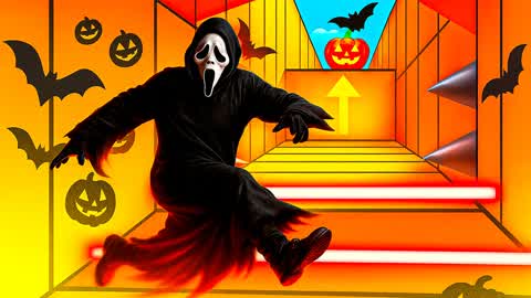 🎃HALLOWEEN CRAZY PARKOUR 300+ [EASY]