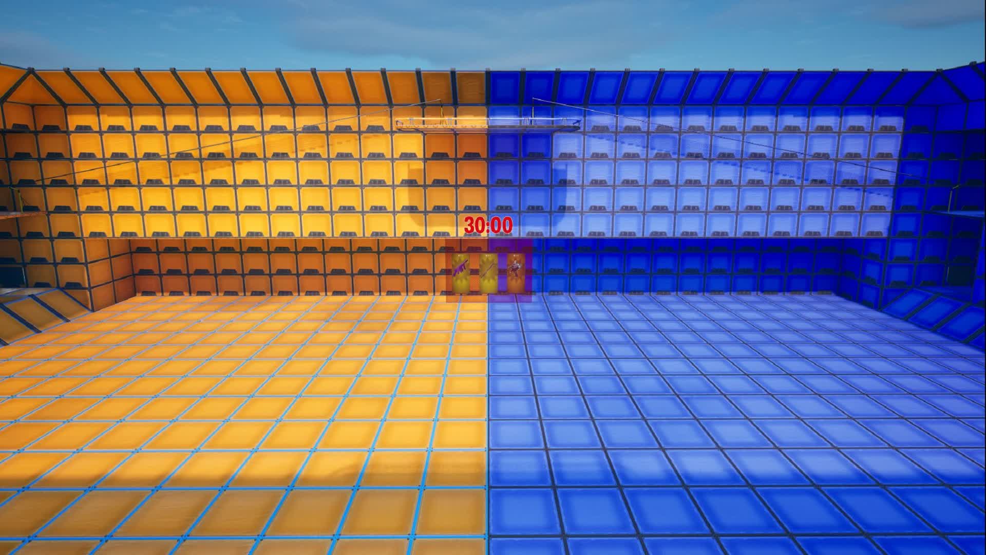 🟡 YELLOW VS BLUE 🔵 726662773453 by emad Fortnite Creative Map Code