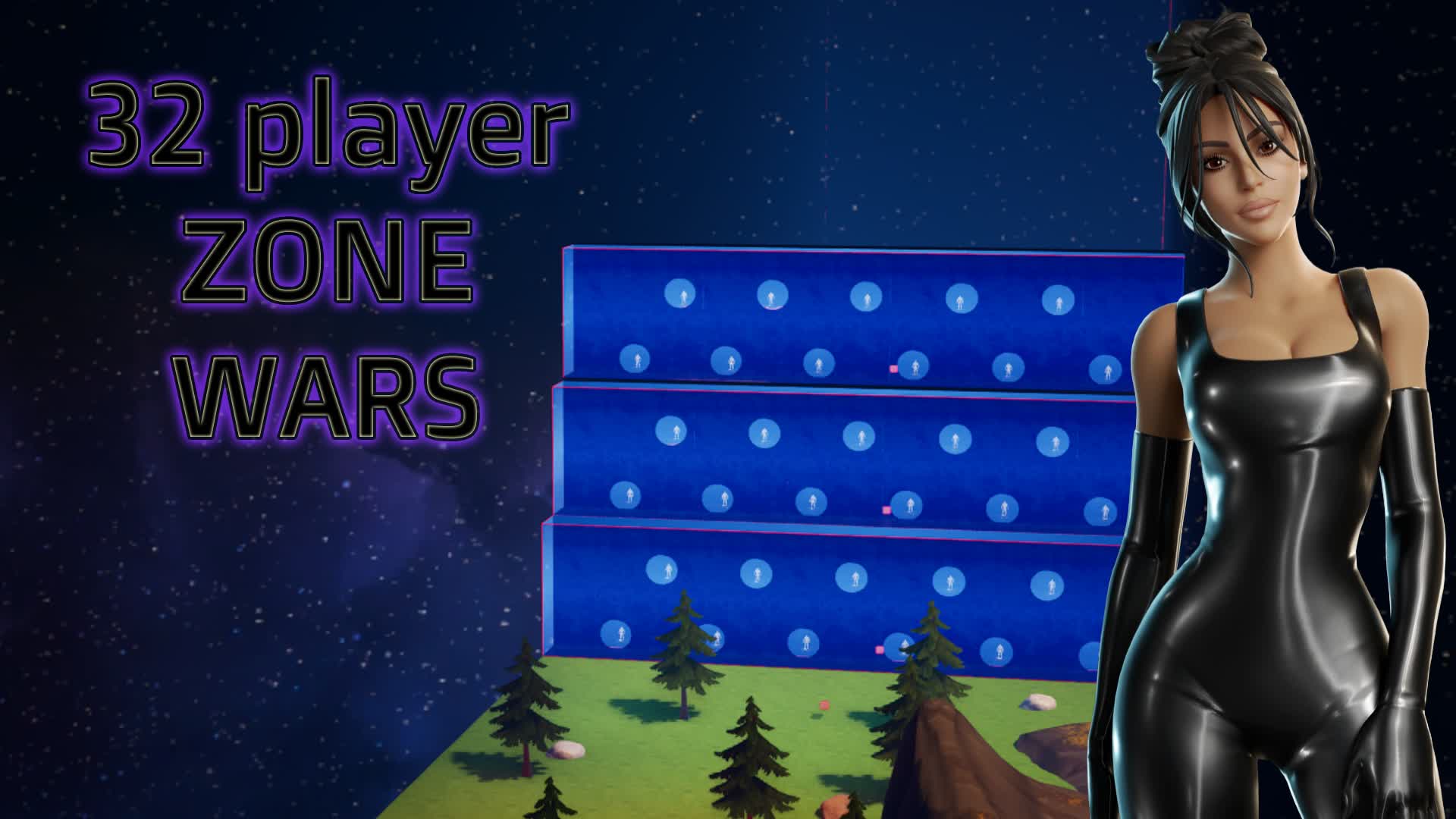 32人でのゾーンウォーズ(多くのアイテムあり)