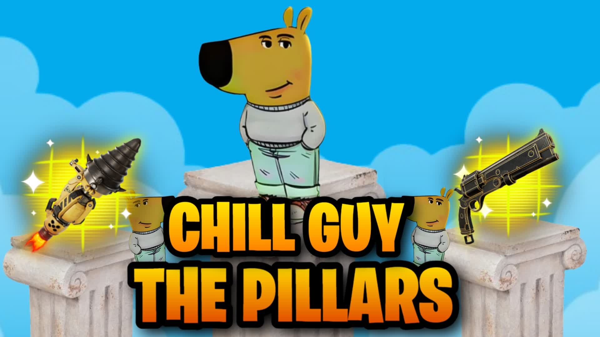 CHILL GUY PILLARS!😎*MUSIC🎵*