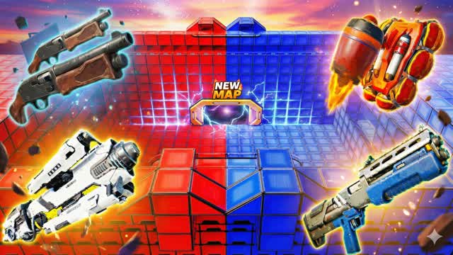 SNOW CHAOS ❄️ RED VS BLUE 🔴🔵 10v10