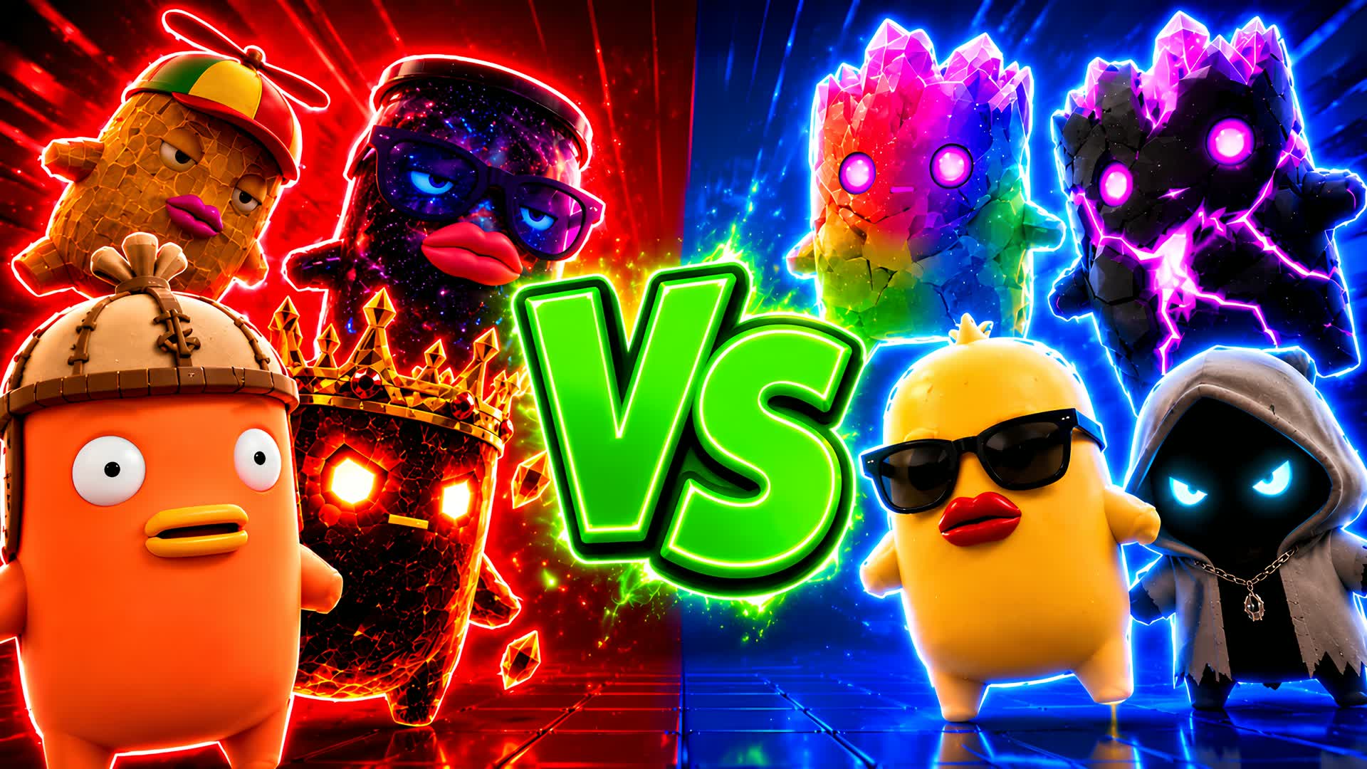 レッド vs ブルー 充電 🔴🔵