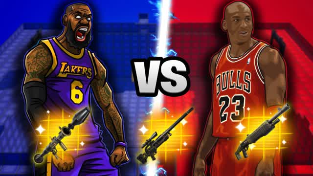 👑LEBRON VS MJ🐐 RED VS BLUE🔴🔵