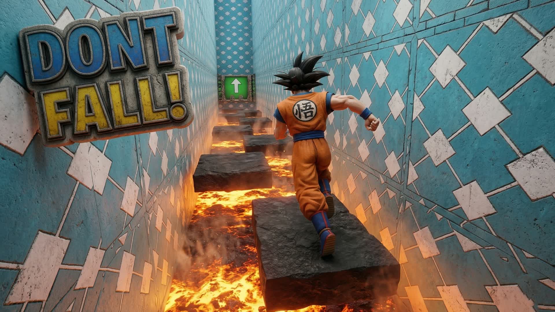 🚨 Don't fall PARKOUR 400 Level⭐️🦑
