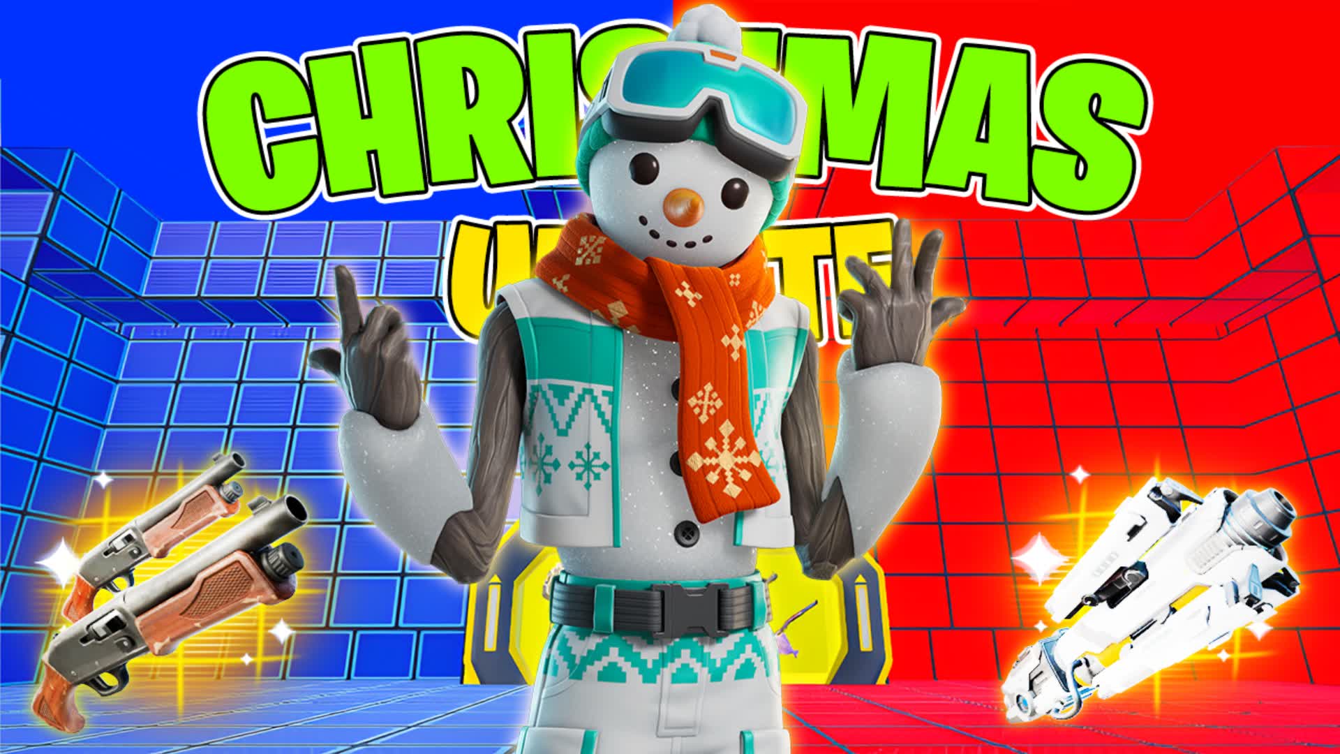 SUPER RED VS BLUE 🔵🔴CHRISTMAS UPDATE