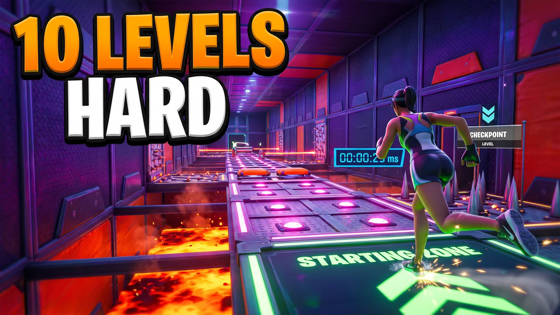 HARD PARKOUR 10 LEVELS باركور صعب
