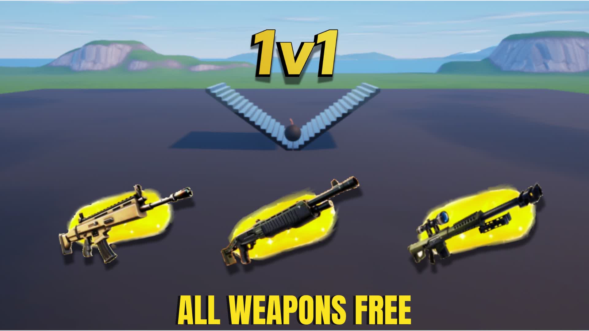 1V1 ALL WEAPONS FREE