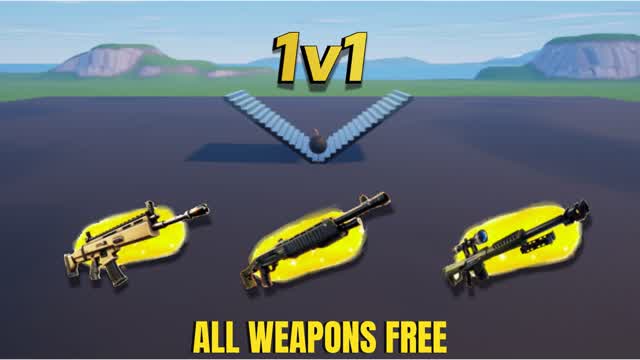 1V1 ALL WEAPONS FREE