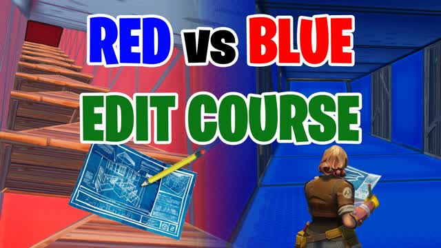 🔴Red🔴 vs 🔵Blue🔵EDIT COURSE Race🏁