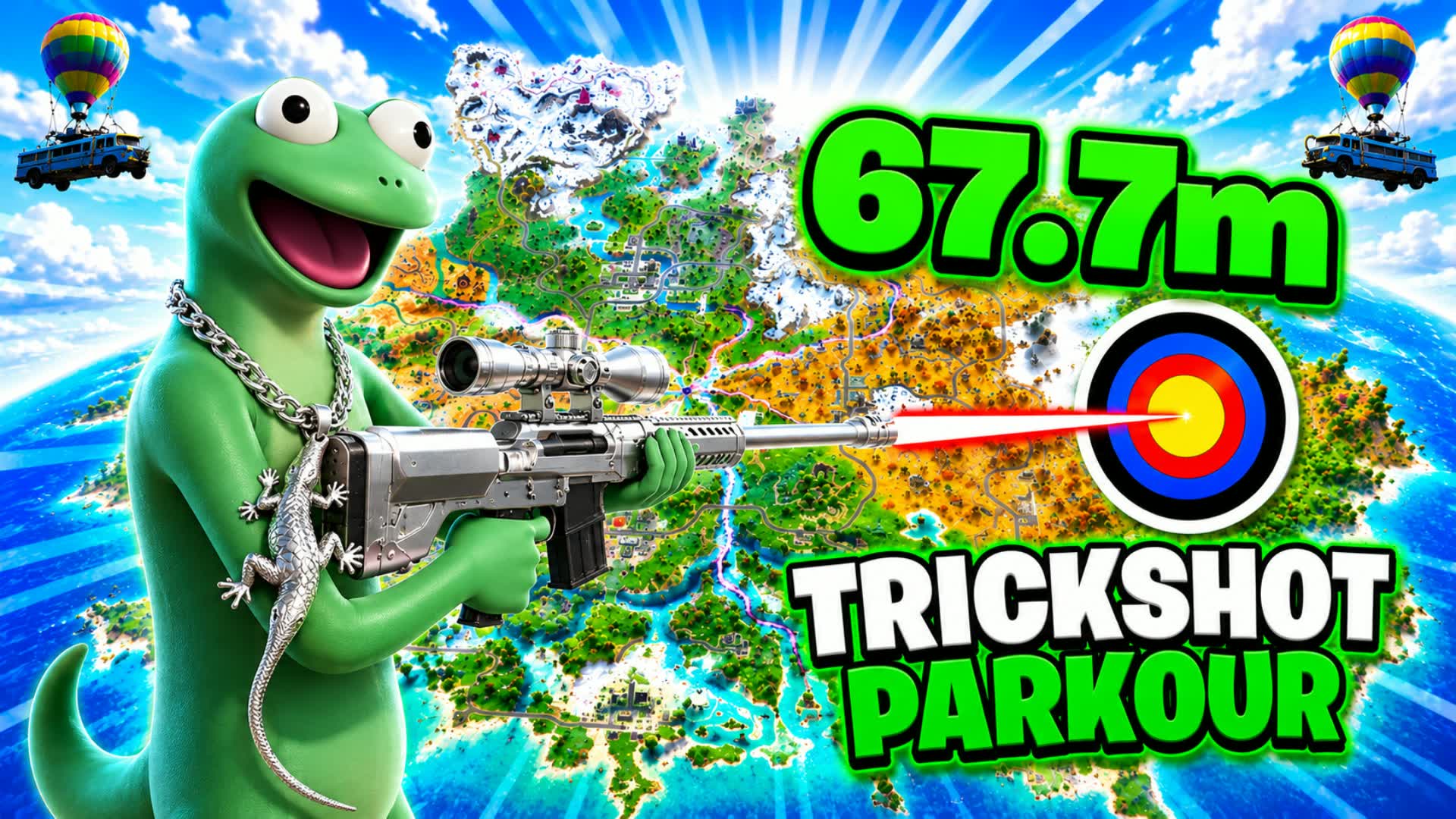 🦎 SUPER LIZARD TRICK SHOT PARKOUR 🦎