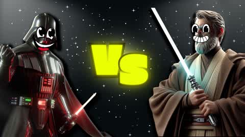 DARTH UGLY VS OBI-WAN NO BEAUTY
