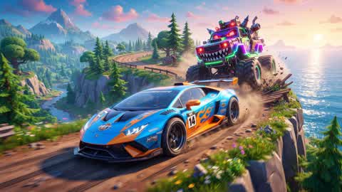 Cliffside Chaos 🏎️