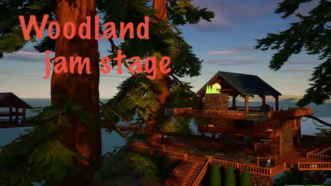Woodland jam stage