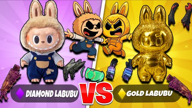 💎GOLD LABUBU vs DIAMOND LABUBU✨