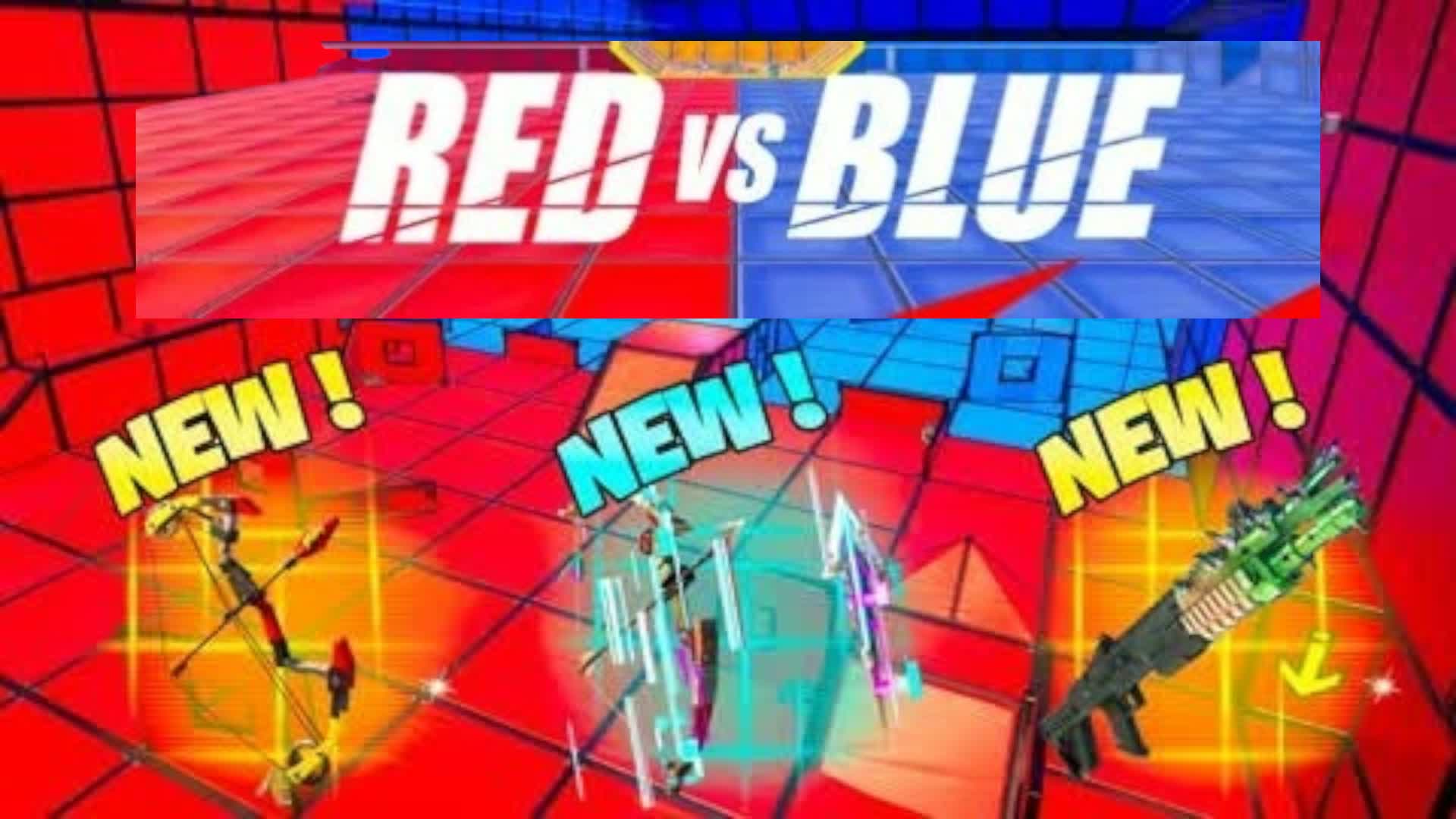 MEGA THE RED VS THE BLUE 🔵🔴