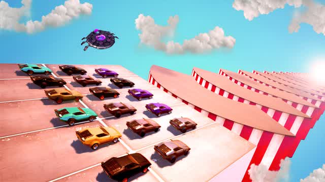 CARS MEGA RAMP UFO