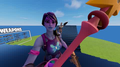 1V1 BUILD FIGHT(lots of weapons)