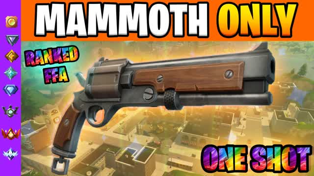 ONE SHOT🎯MAMMOTH RANKED - TILTED TOWERS