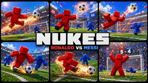 RONALDO VS MESSI RVB NUKES [ RIVALS ]