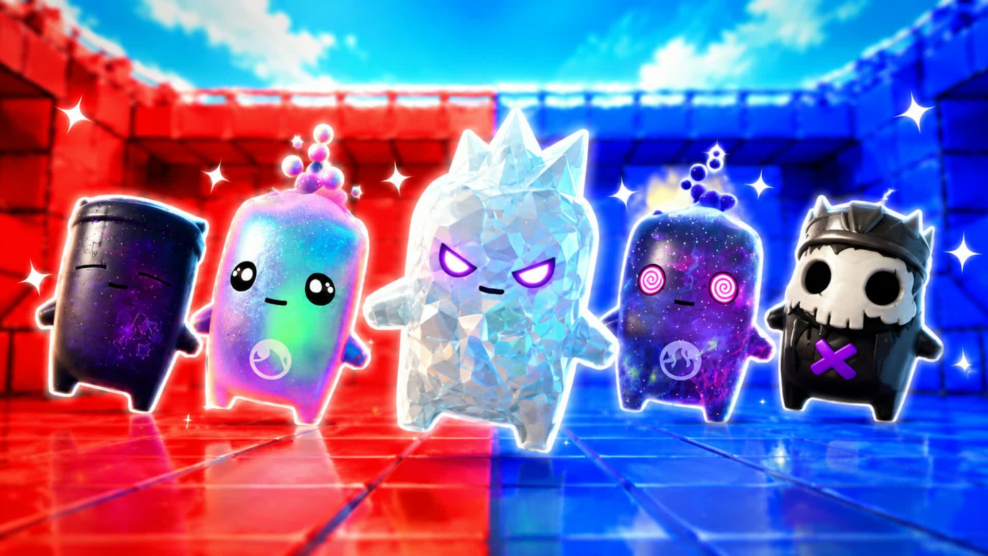SUPER RED VS BLUE BATTLE 🔴🔵