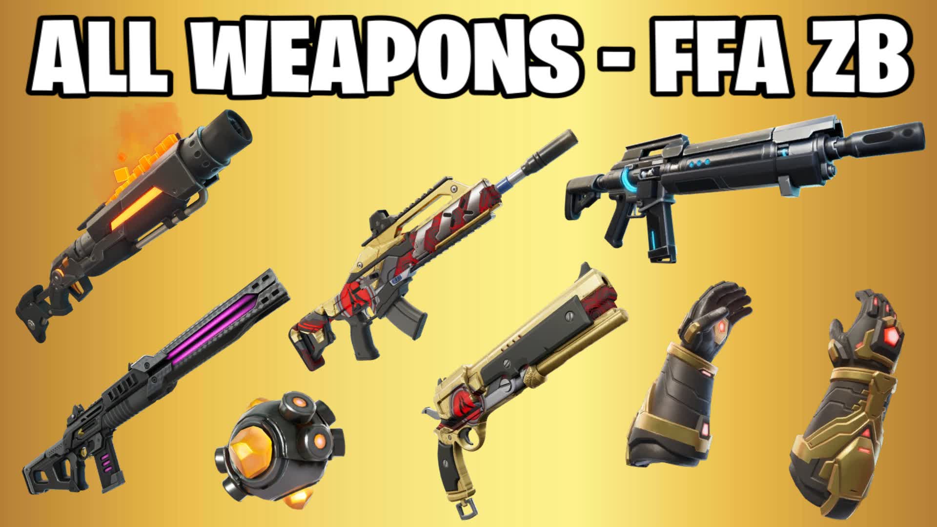 ALL WEAPONS FFA ZERO BUILD