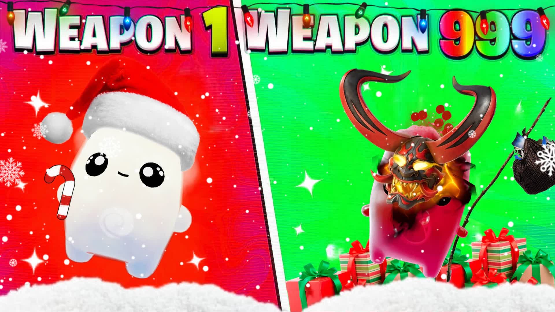 CHIRSTMAS FROZEN GUN GAME 🔫 ONE SHOT ⭐