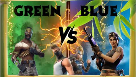 Green vs Blue
