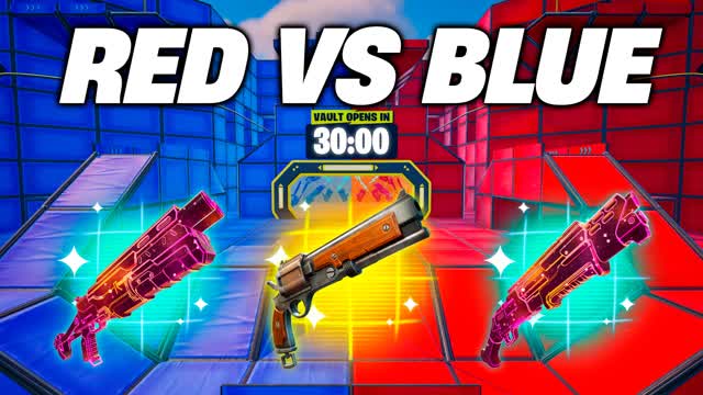 RED VS BLUE ZERO BUILD 🔴🔵