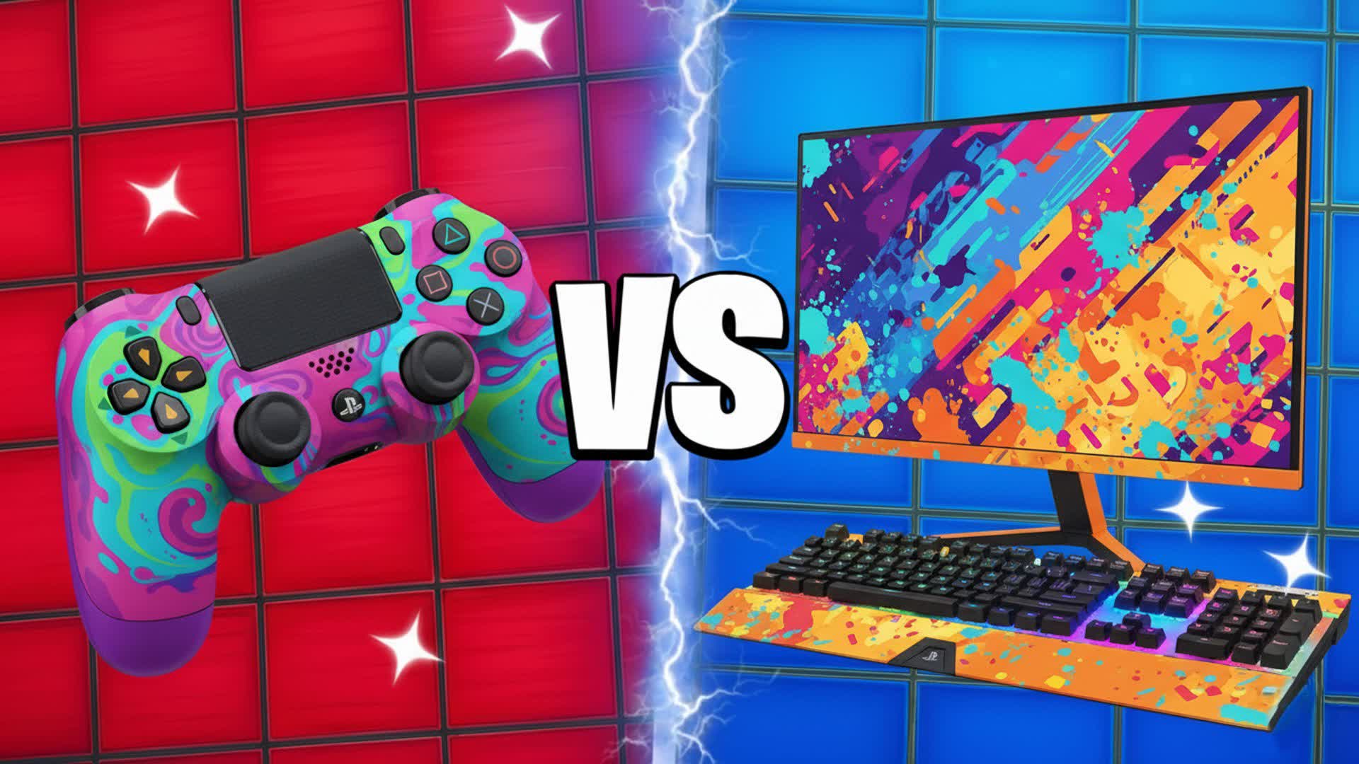 🖥️ PLATFORM BATTLE RED VS BLUE 🔴🔵