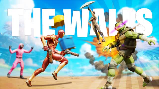 THE WALLS 4v4v4v4 [SECRET WEAPONS]