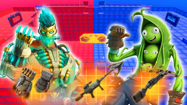 GIGA RED VS BLUE GUN GAME HERO ONE 🔴🔵