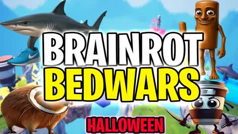 🦈CRAZY BRAINROT BEDWARS🛌