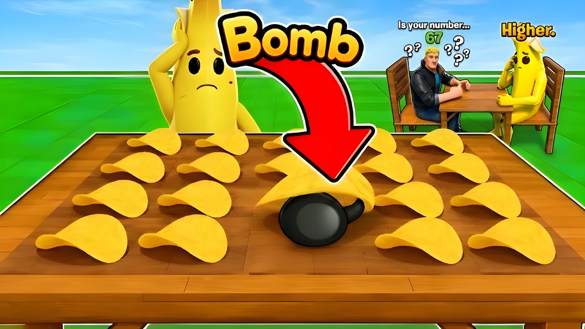 🥔 チップス OR 爆弾 💣💥 | 数字を当てる 🔢
