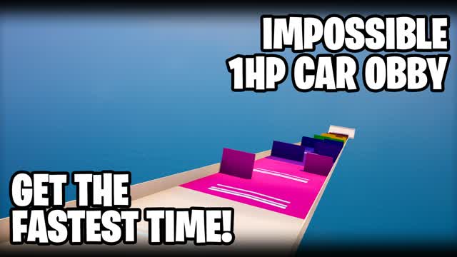 IMPOSIBLE 1HP CAR RAINBOW OBBY