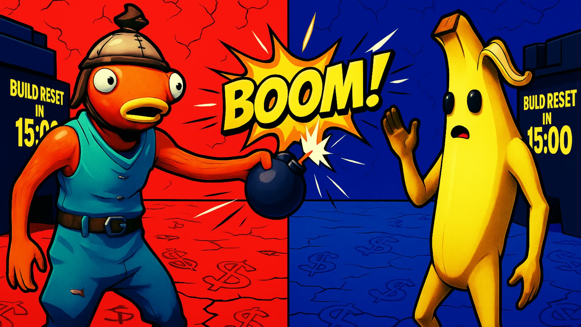 BOOM-RED VS BLUE 🔴🔵