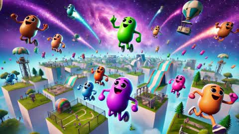 FALL GUYS SPACE RACE