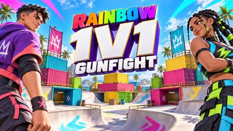 1v1 rainbow gunfight