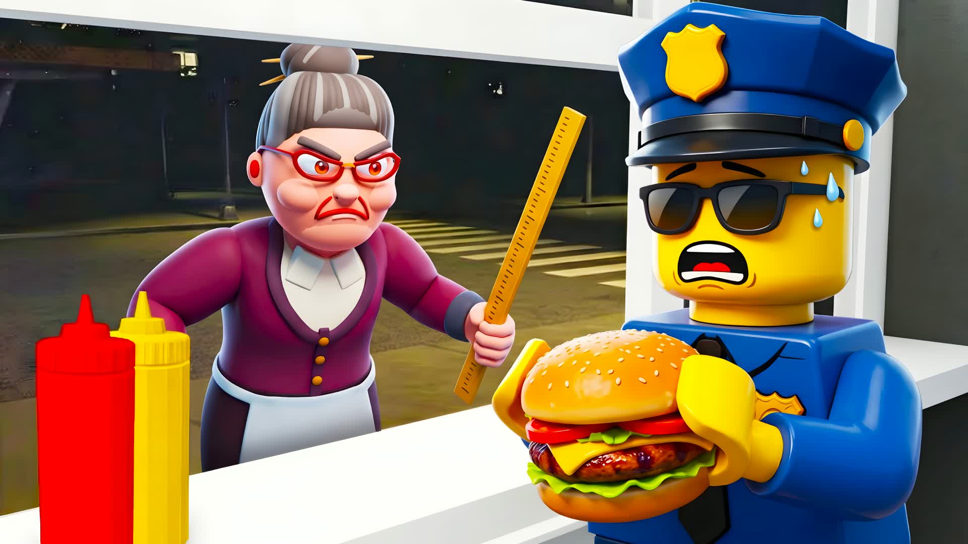 ESCAPE FROM AN ANGRY GRANDMA