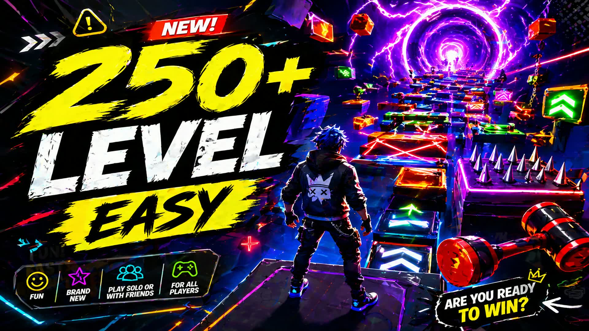 🔥 MEGA PARKOUR RACE! 🏃‍♂️ 250+ Levels