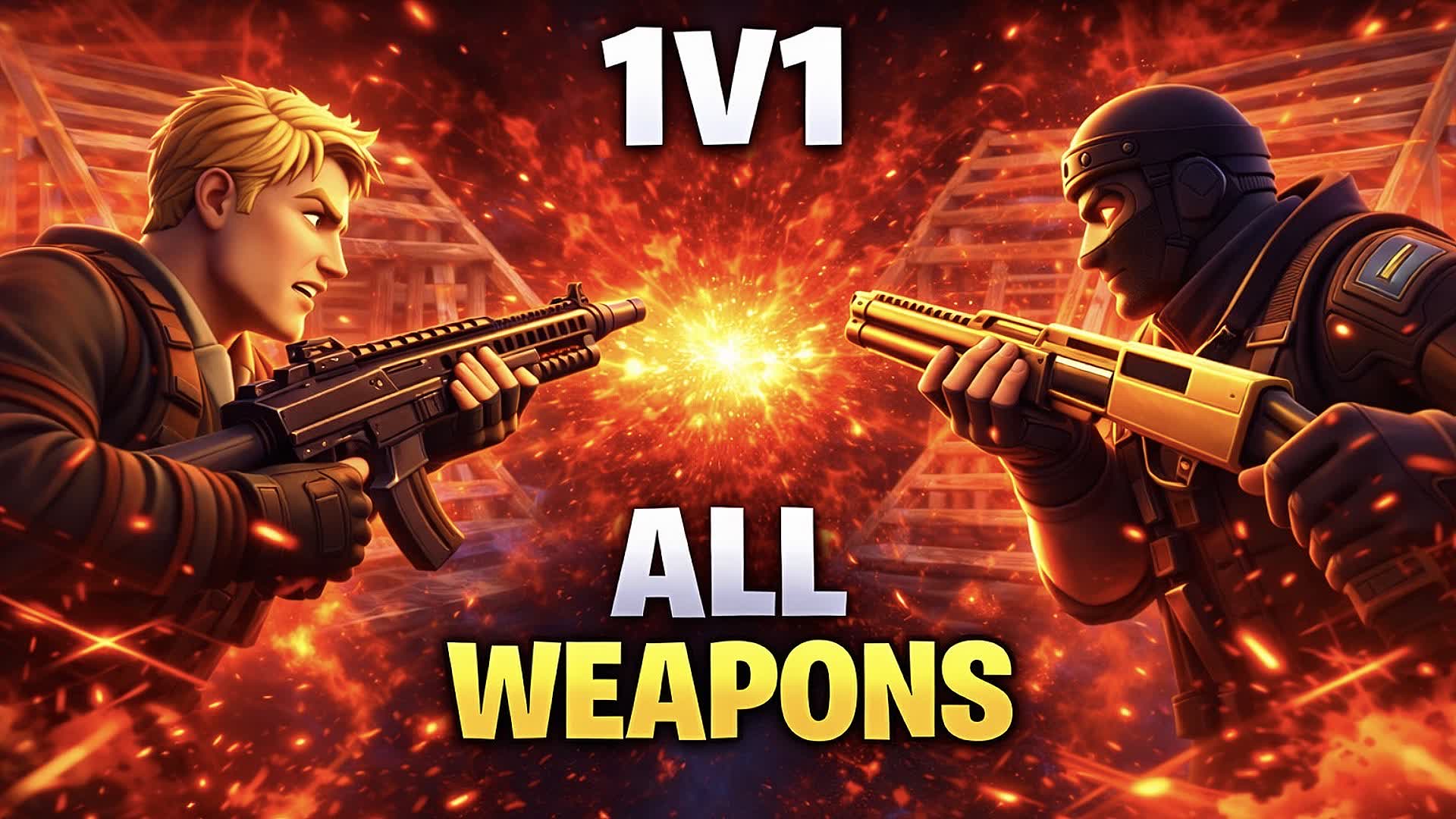 1v1 ビルドファイト – まずはお試し - 最高級武器