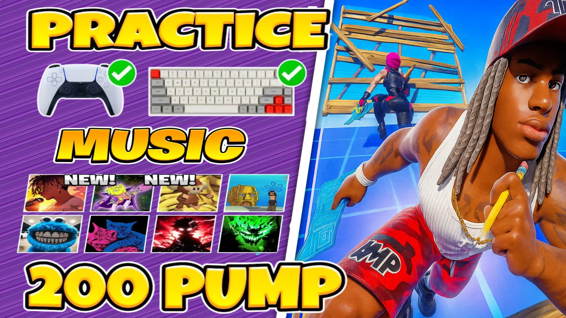 BUILD FIGHT 1V1 PRACTICE