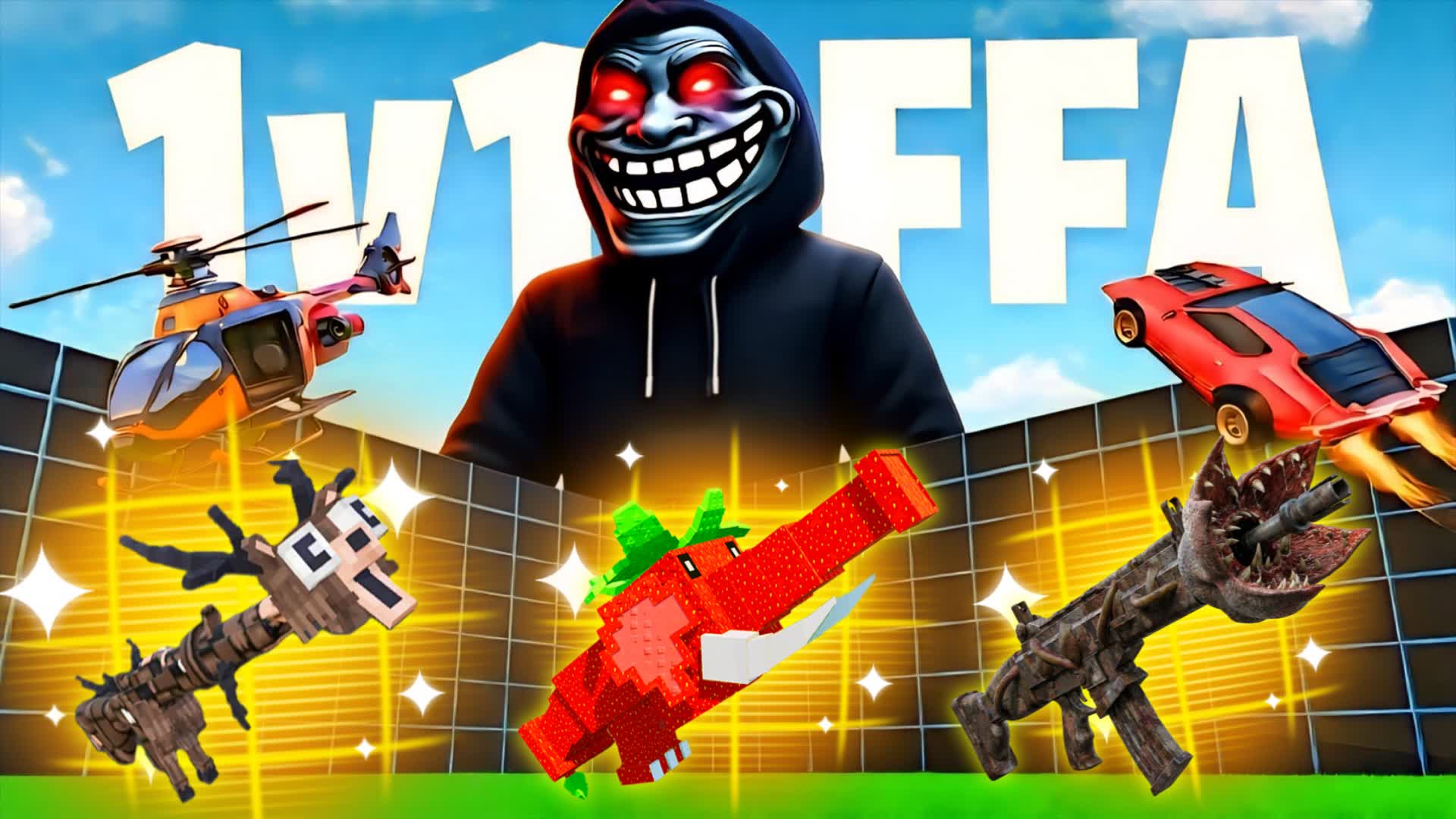 1v1 FFA フルガンズ