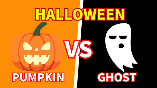 đHALLOWEEN PUMPKIN VS GHOSTđ»