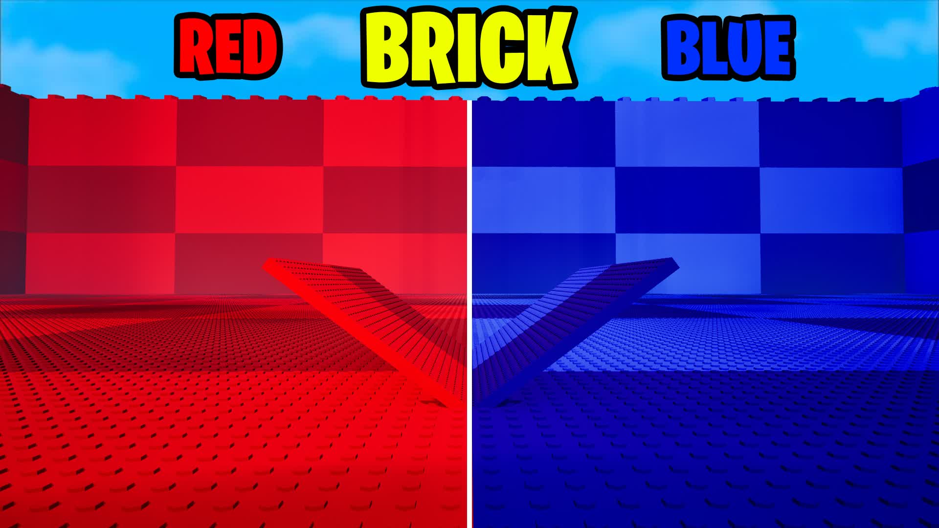 BRICK RED VS BLUE PIT🧱 732166516118 by plasmafries Fortnite