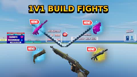 1V1 Build Fights Map Build 1 vs 1