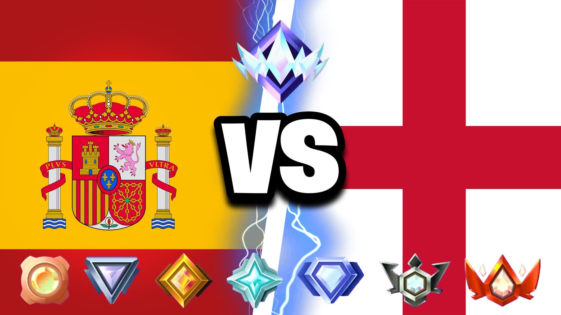 Custom Rank System SPAIN VS ENGLAND EURO FINAL🔴🔵 9423-1780-1081 by guffmaps - Fortnite ...