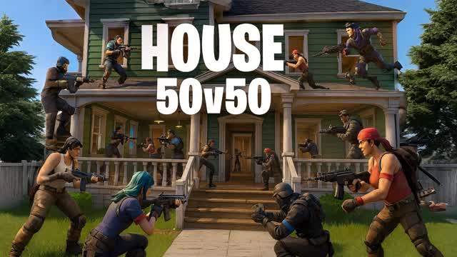 Capture 1 – CRAZY 50v50 FIGHT in HOUSE 🔫GUN GAME 50