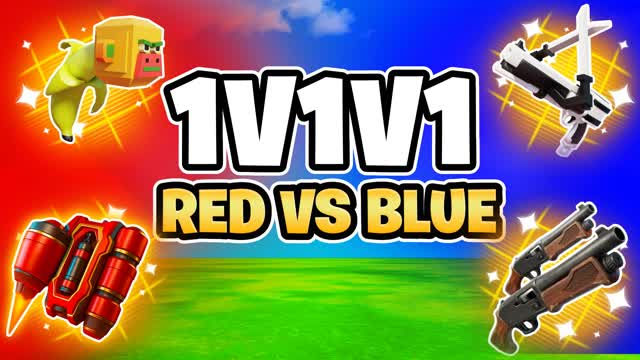 RED VS BLUE 1V1V1 RELOAD 1V1 🔴🔵